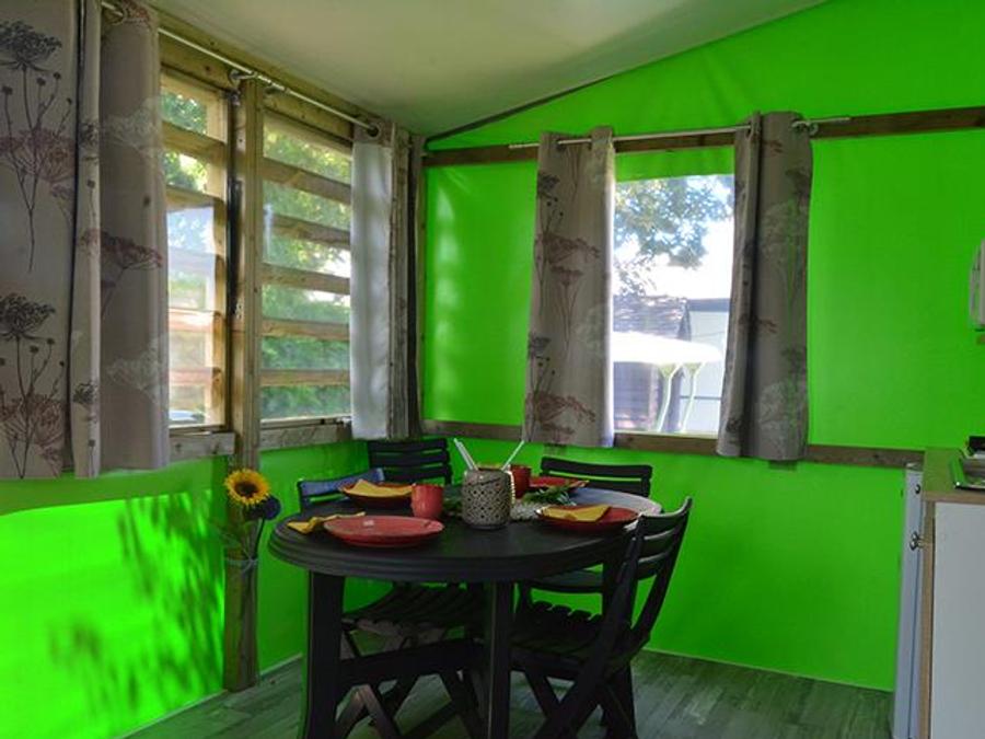 Bungalow toilé 4 personnes - BALI 21m² - 2 chambres 2