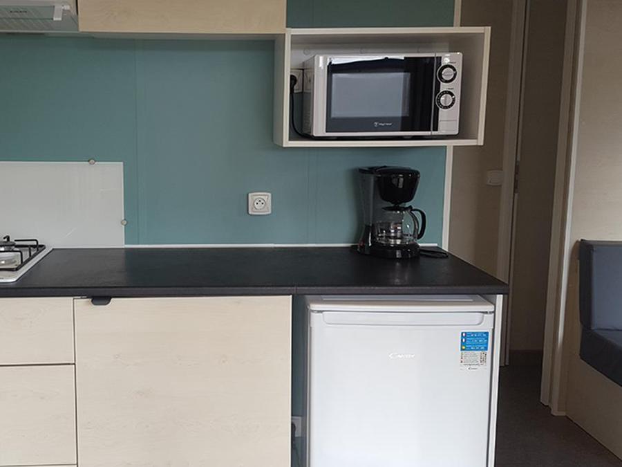 Mobilhome 2 personnes - CAHITA 17m² - 1 chambre + terrasse couverte 2