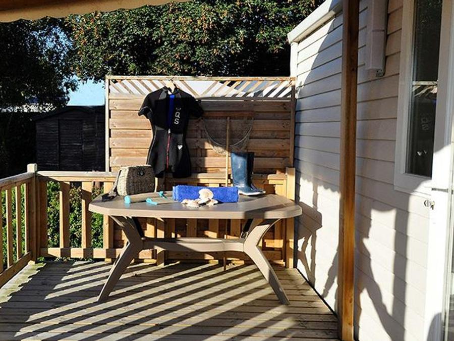 Mobilhome 4 personnes - ALOHA 25m² - 2 chambres + terrasse couverte 1