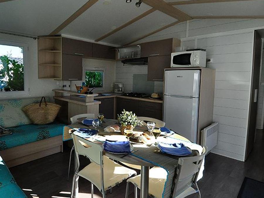 Mobilhome 4 personnes - MALDIVES 34 m² - 2 chambres - Terrasse couverte 0