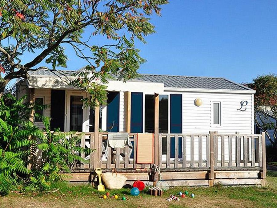 Mobilhome 4 personnes - FLORES 31m² - 2 chambres + terrasse couverte 0