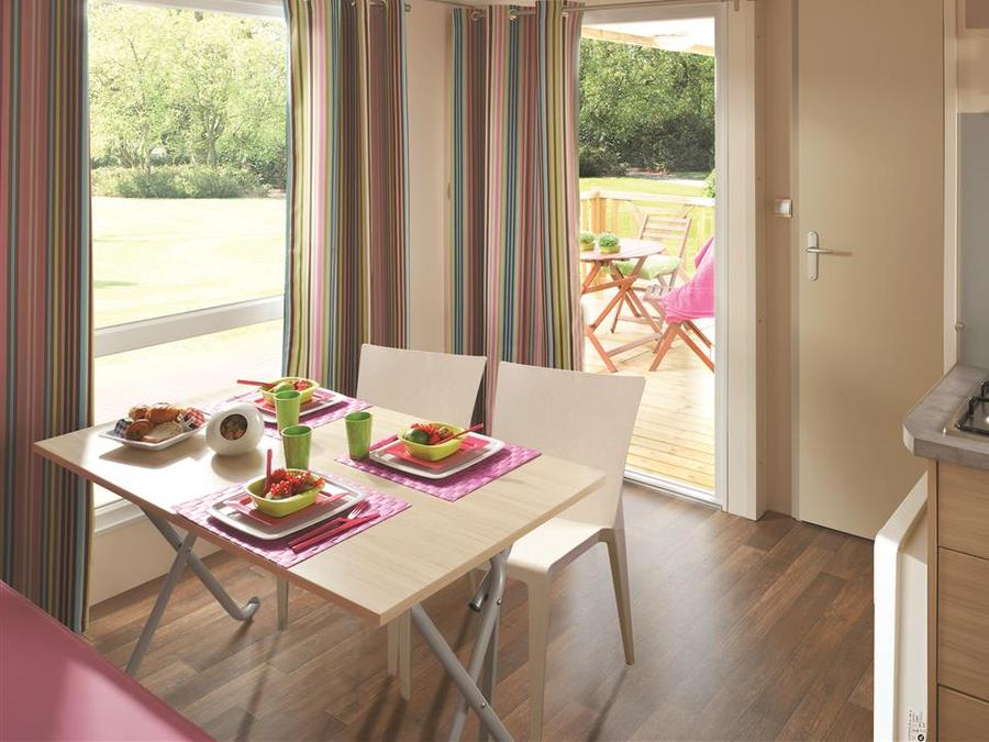 Mobilhome 4 personnes - BORA BORA 31m² - 2 chambres + Terrasse semi couverte 3