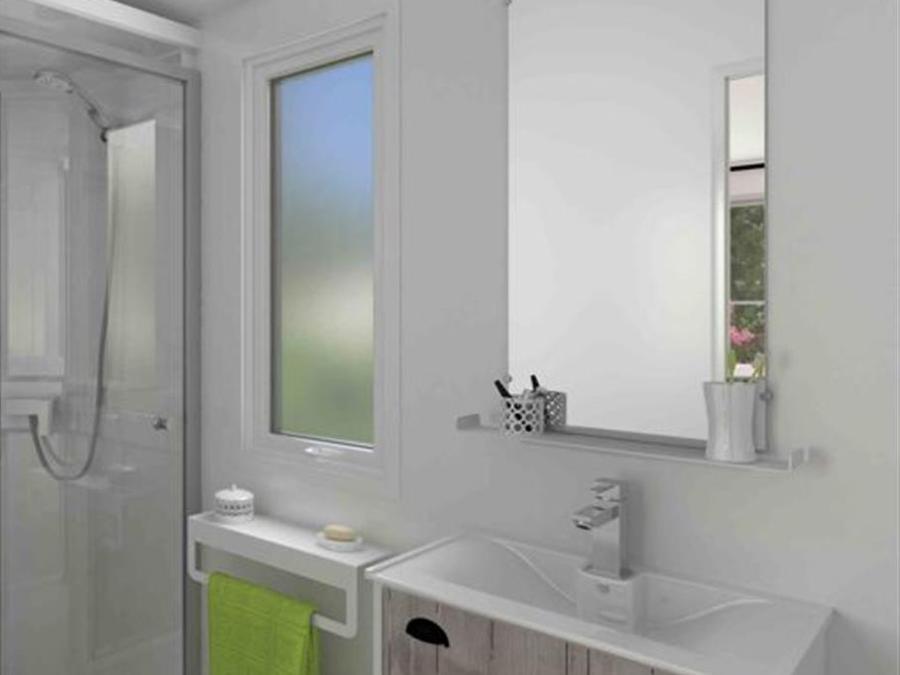 Mobilhome 6 personnes - PREMIUM 36m² - 3 chambres - 2 SDB - Terrasse Couverte 4