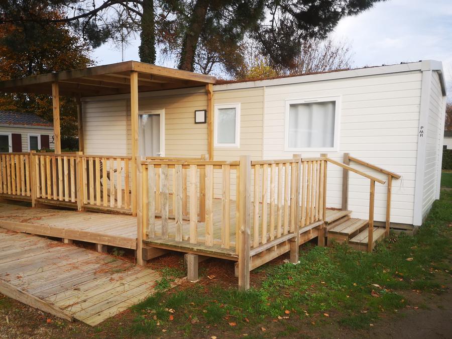 Mobilhome 4 personnes - Mobilhome PMR - 2 chambres + terrasse couverte 1