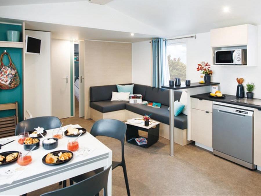 Mobilhome 8 personnes - SMALA 38m² - 4 chambres + terrasse couverte 0
