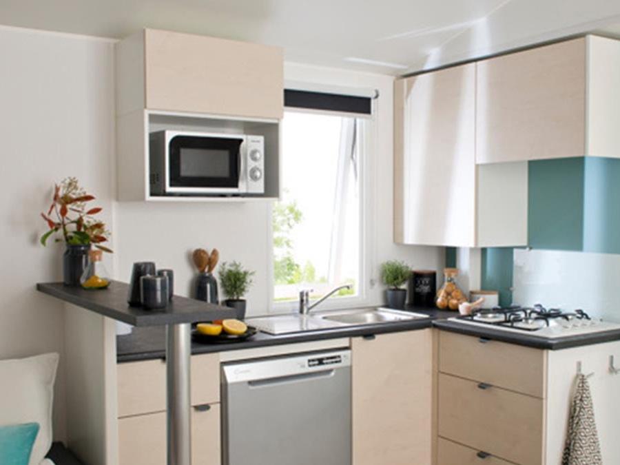 Mobilhome 8 personnes - SMALA 38m² - 4 chambres + terrasse couverte 1