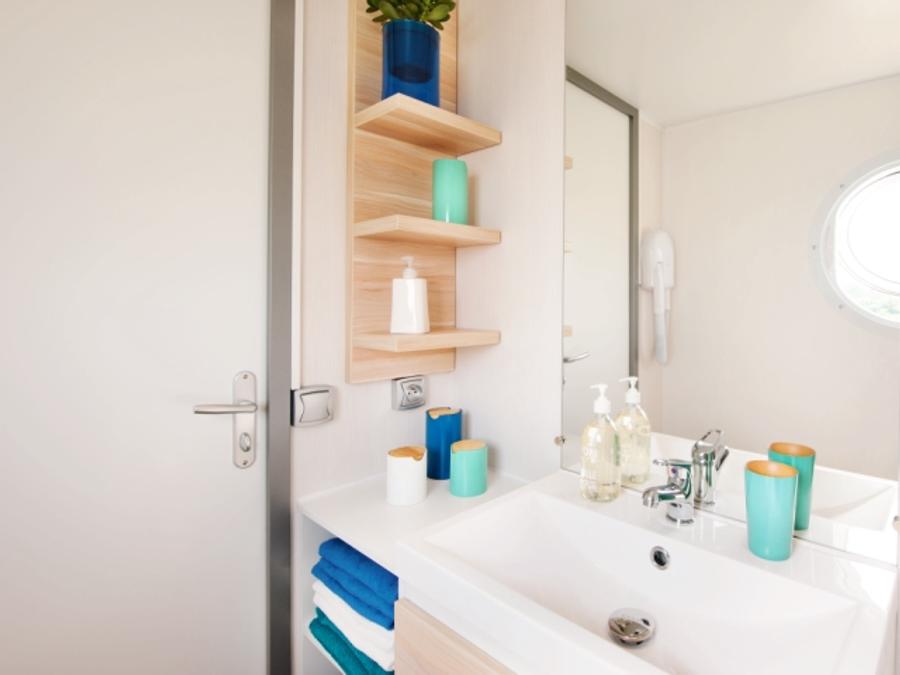 Mobilhome 4 personnes - Confort 28m² (2 chambres) + Terrasse + TV 5