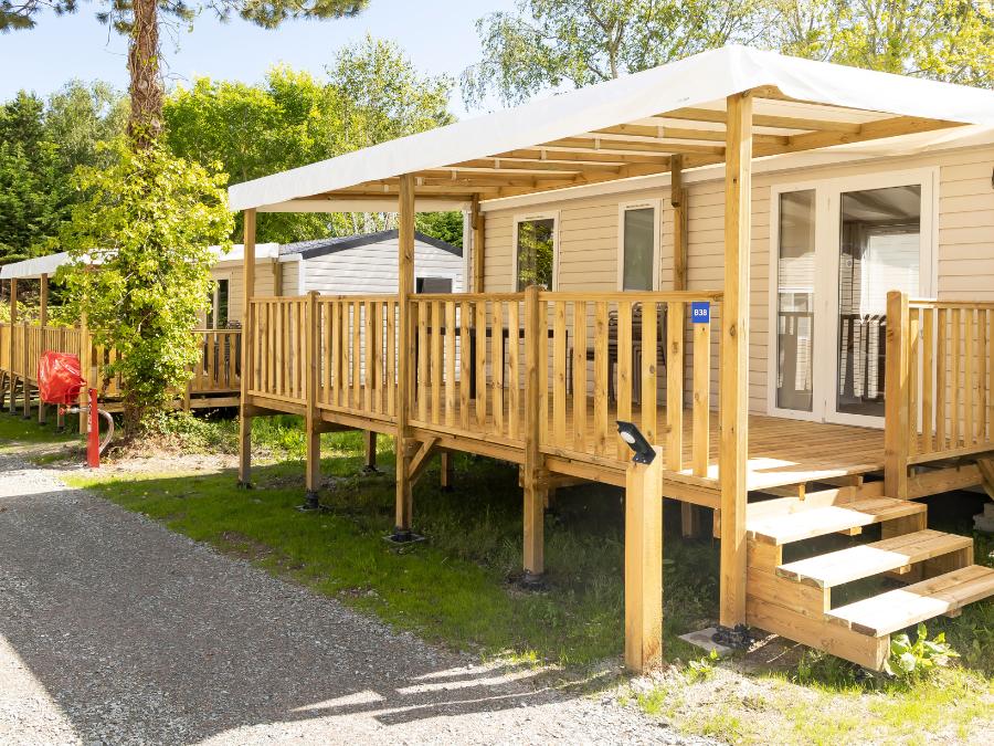 Mobilhome 4 personnes - Confort 28m² (2 chambres) + Terrasse + TV 1