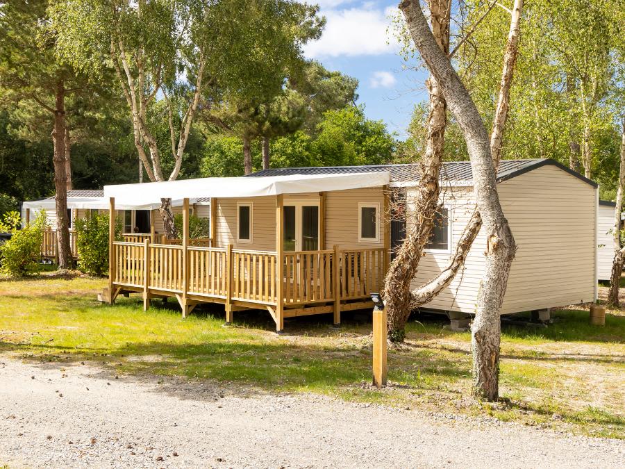 Mobilhome 4 personnes - Confort 28m² (2 chambres) + Terrasse + TV 0