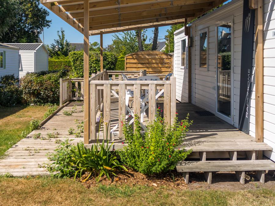 Mobilhome 4 personnes - Confort PMR 2 chambres avec terrasse 8