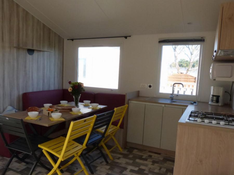 Mobilhome 8 personnes - Confort 4 chambres 8 Pers avec terrasse 8