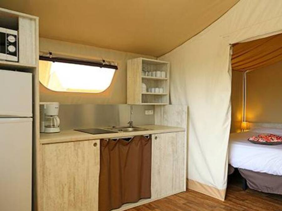 Tente en toile et en bois 4 personnes - Lodge Maassai - 2 chambres 4 4