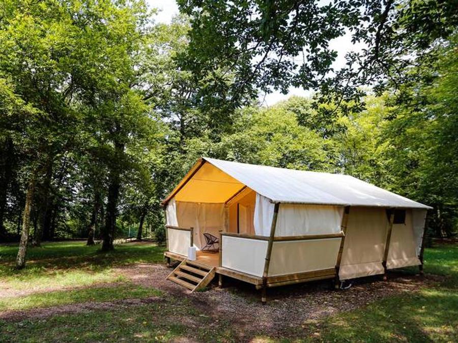 Tente en toile et en bois 4 personnes - Lodge Maassai - 2 chambres 4 7