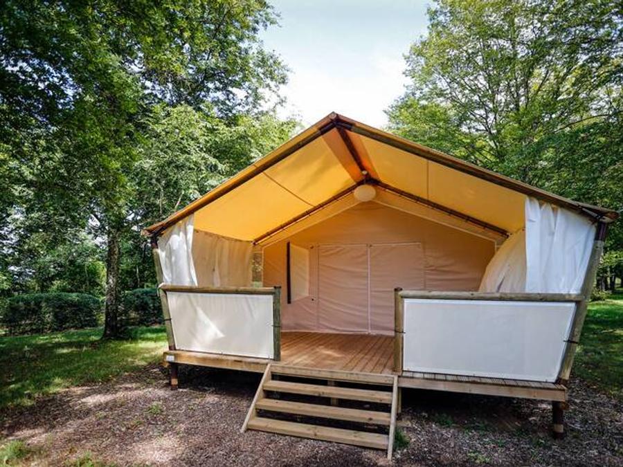 Tente en toile et en bois 4 personnes - Lodge Maassai - 2 chambres 4 2