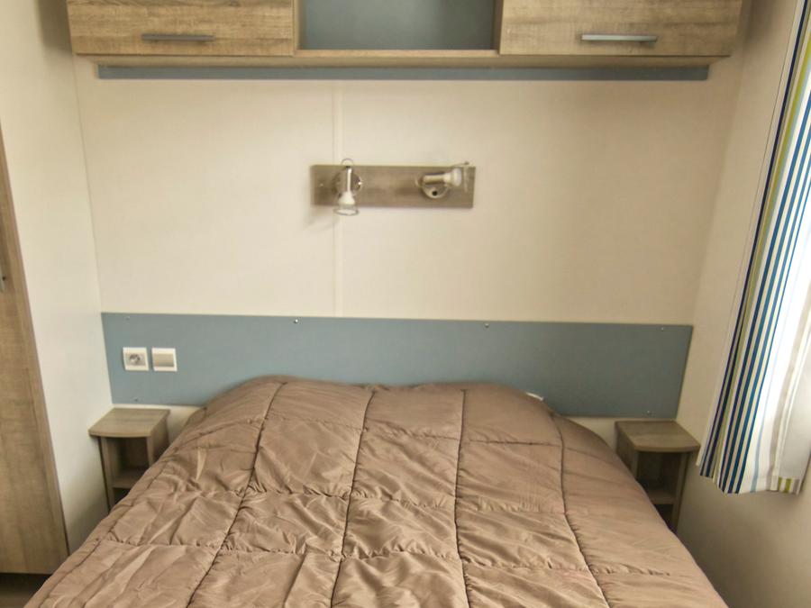 Mobilhome 4 personnes - Mobil home Confort 27m² - 2 chambres - terrasse couverte 4 pers 5