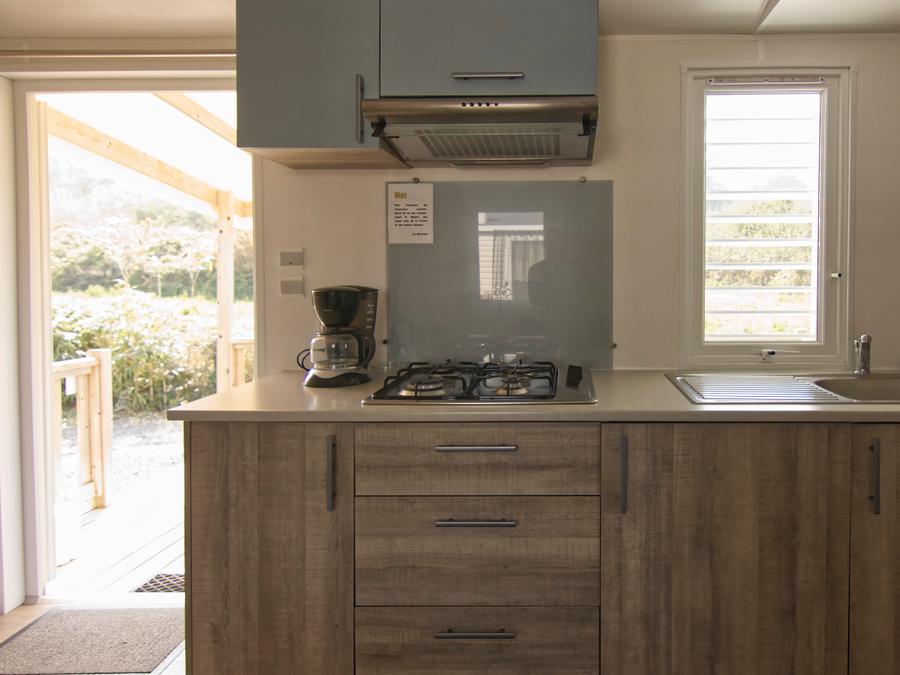 Mobilhome 4 personnes - Mobil home Confort 27m² - 2 chambres - terrasse couverte 4 pers 4