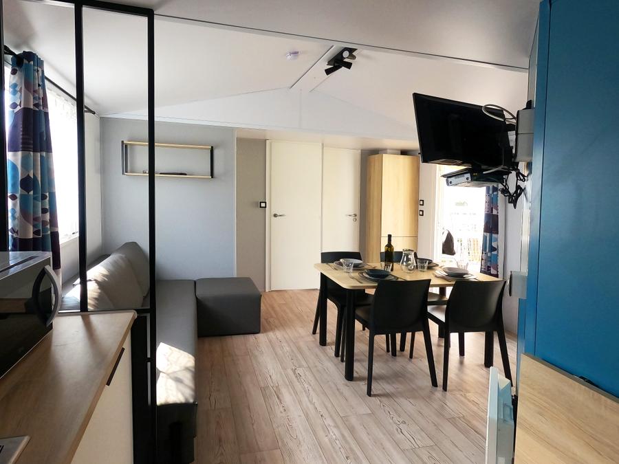 Mobilhome 6 personnes - Mobil home Premium 30m² - 2 chambres - terrasse couverte 4/6 pers 3