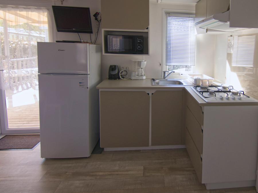 Mobilhome 6 personnes - Mobil home Premium 31m² - 3 chambres - terrasse couverte 6 pers 4