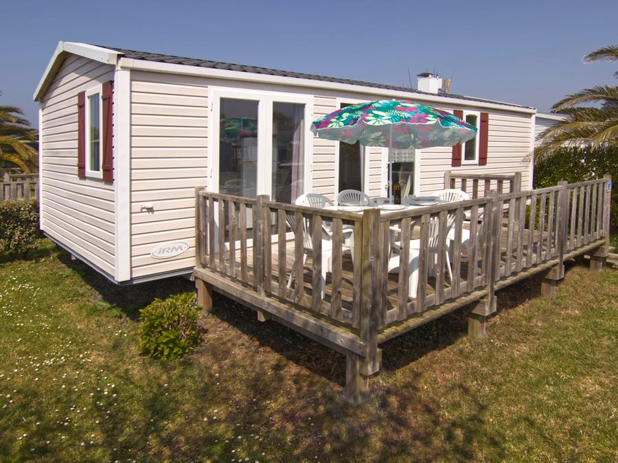Mobilhome 6 personnes - Mobil home Confort 31m² - 3 chambres - terrasse 6 pers 3