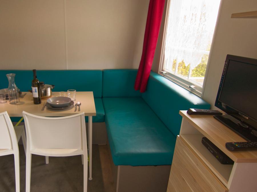 Mobilhome 2 personnes - Mobil home Confort 18m² - terrasse couverte 2 pers 6