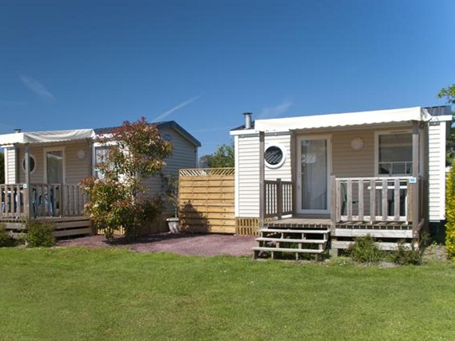 Mobilhome 2 personnes - Mobil home Confort 18m² - terrasse couverte 2 pers 0