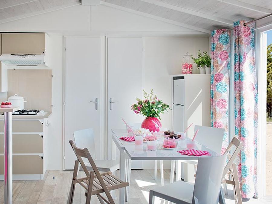 Mobilhome 8 personnes - Mobil home Premium 38m² - 4 chambres - terrasse couverte 8 pers 2