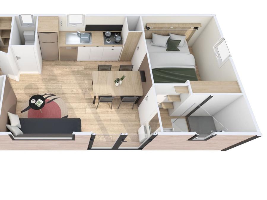Mobilhome 6 personnes - Luxe 6
