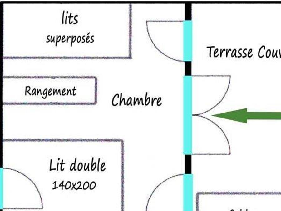 Mobilhome 4 personnes - Chalet Provence sans sanitaires 8