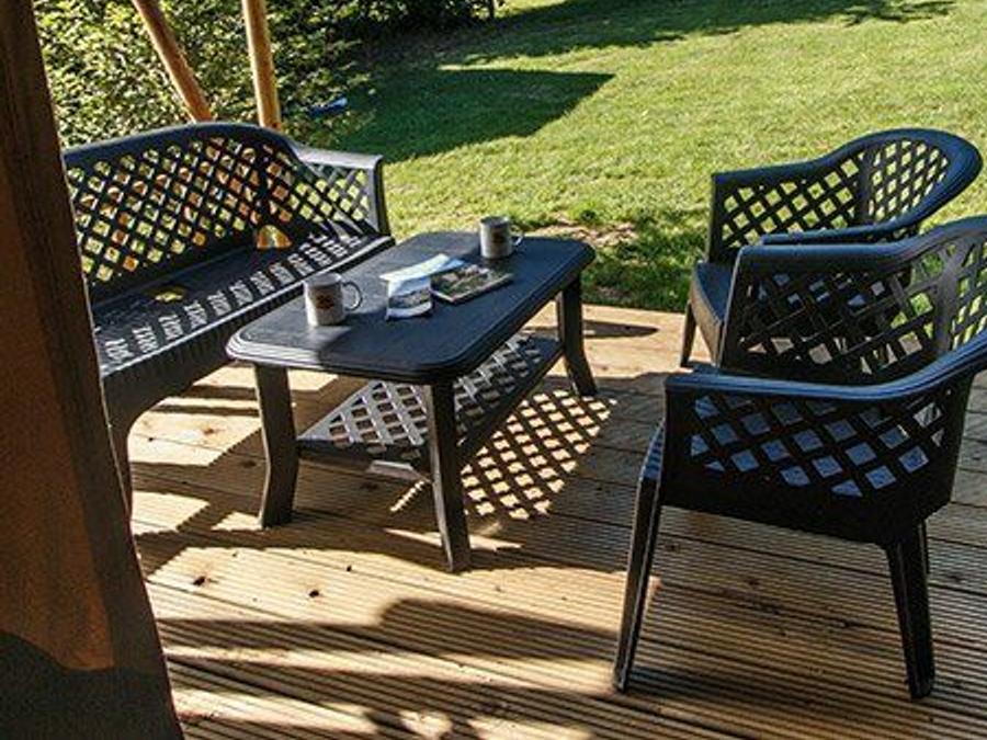Tente en toile et en bois 6 personnes - Tente safari de luxe 2