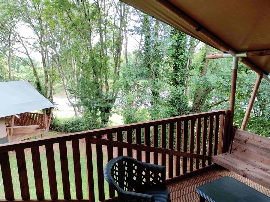 Tente en toile et en bois 6 personnes - Tente safari de luxe 8