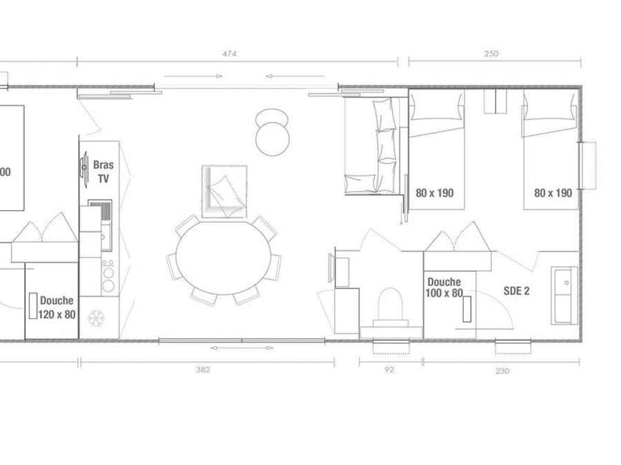 Mobilhome 4 personnes - EOS -LUXE 8