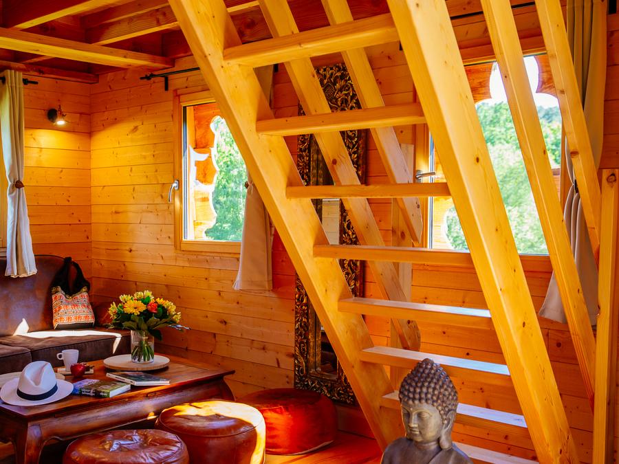 Hébergement 2 personnes - Cabane - Temple perché avec spa 5