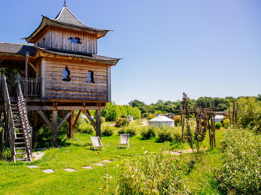 Hébergement 2 personnes - Cabane - Temple perché avec spa 0