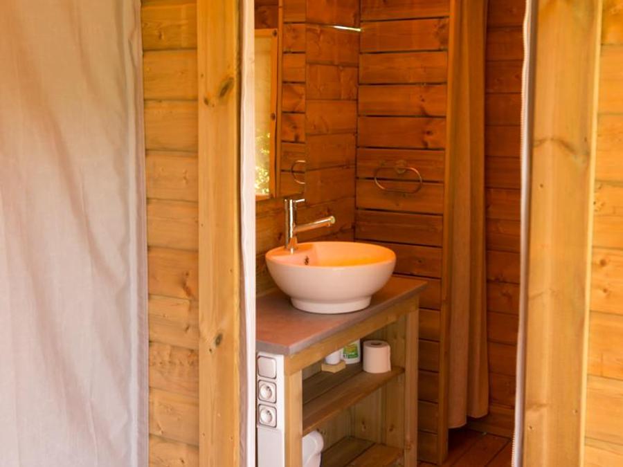 Tente en toile et en bois 2 personnes - Tente Safari 6