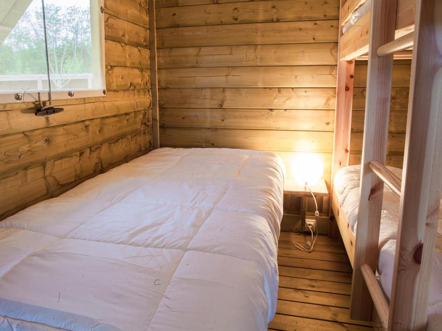 Tente en toile et en bois 2 personnes - Tente Safari 5
