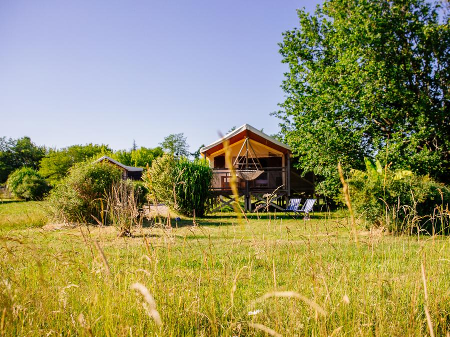 Tente en toile et en bois 2 personnes - Tente Safari 1