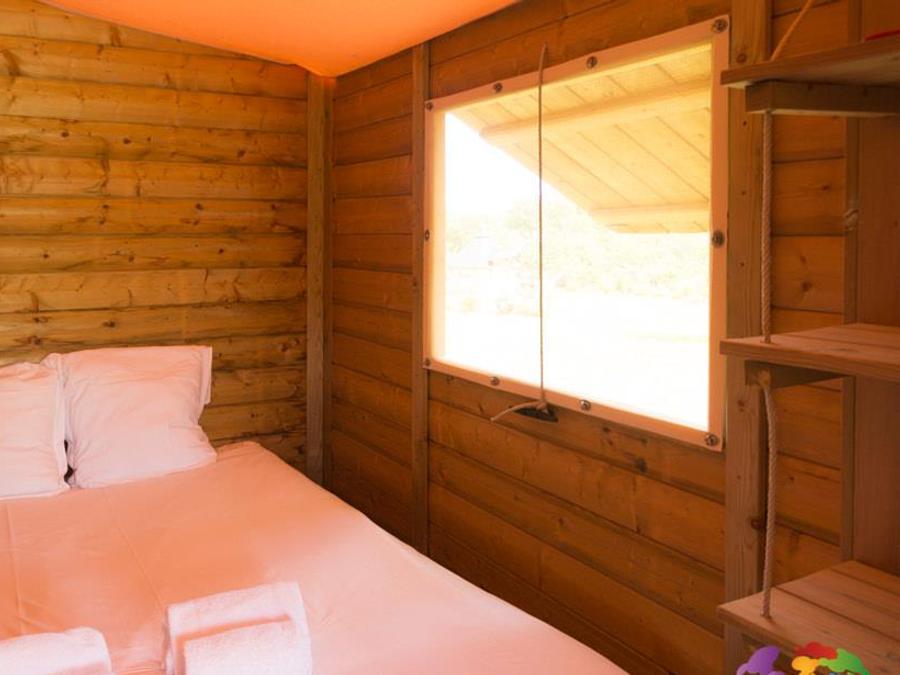 Tente en toile et en bois 2 personnes - Tente Safari 4
