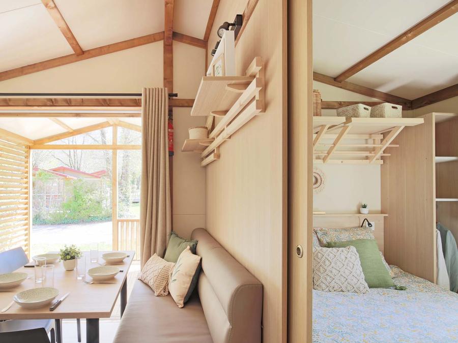 Chalet 5 personnes - Chalet Morea- 25m² - Vue Lac - terrasse couverte 12m² 3