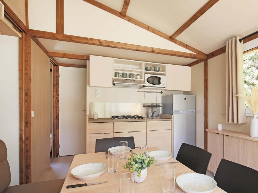Chalet 5 personnes - Chalet Morea- 25m² - Vue Lac - terrasse couverte 12m² 2