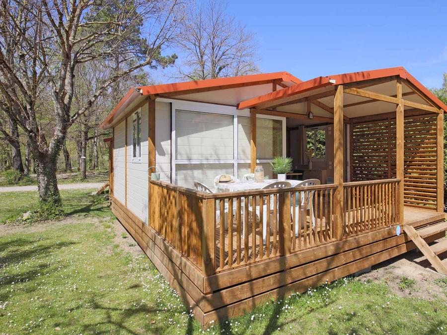 Chalet 5 personnes - Chalet Morea- 25m² - Vue Lac - terrasse couverte 12m² 0