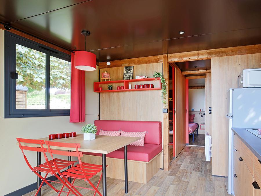 Hébergement 4 personnes - Roulotte - 22m² - hébergement insolite 4