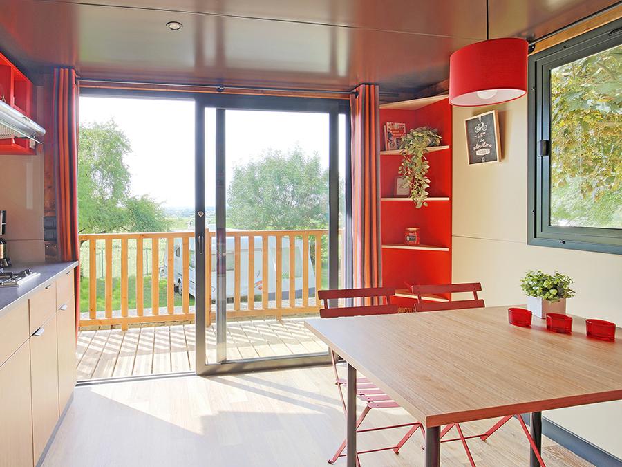 Hébergement 4 personnes - Roulotte - 22m² - hébergement insolite 2