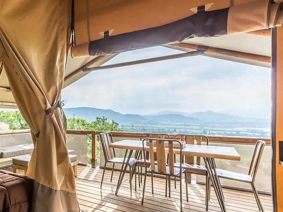 Lodge 5 personnes - Lodge Kenya - 34 m² - esprit bois & toile 0