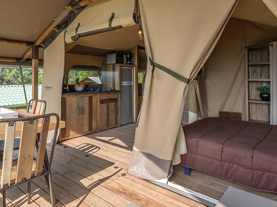 Lodge 5 personnes - Lodge Kenya - 34 m² - esprit bois & toile 2