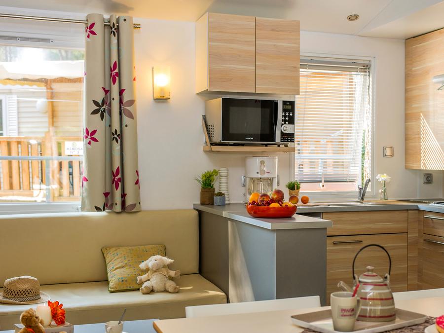Mobilhome 5 personnes - Location Mobilhome CONFORT - 2 chambres 1