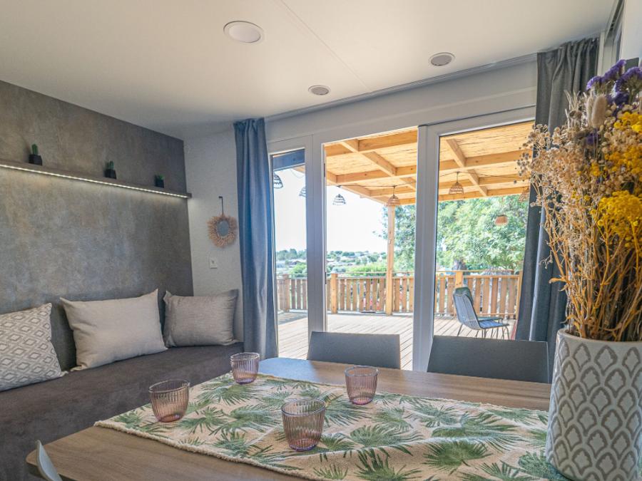 Mobilhome 4 personnes - TROPICAL TOSCANA VIP - 36m² - 2 Chambres - 2 salles de bain 3