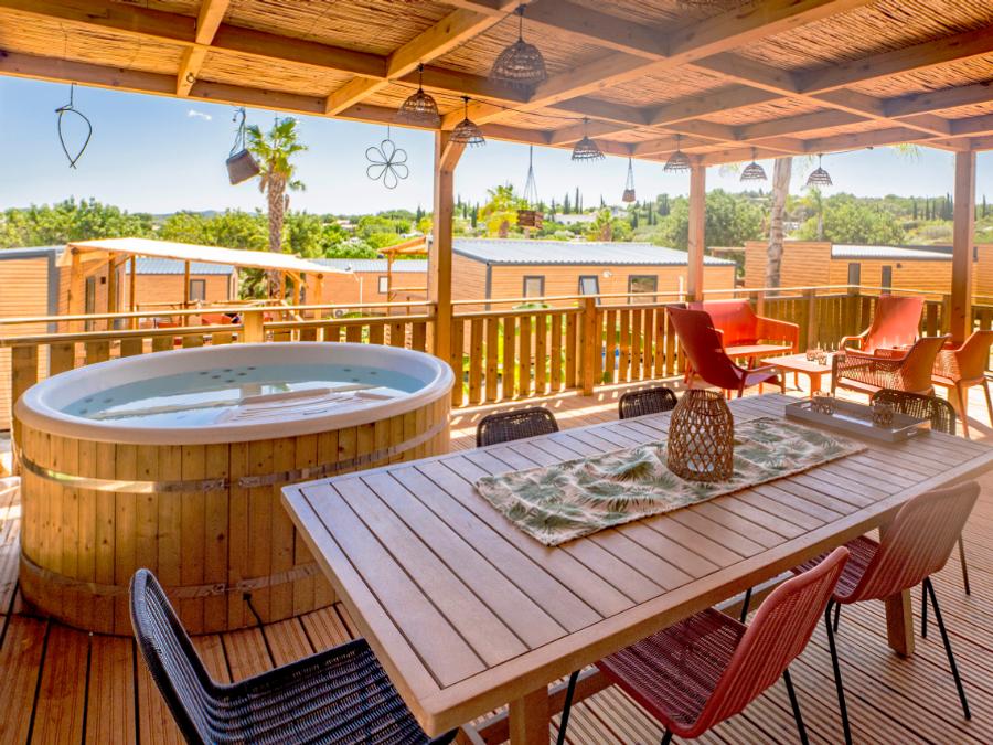 Mobilhome 4 personnes - TROPICAL TOSCANA VIP - 36m² - 2 Chambres - 2 salles de bain 1