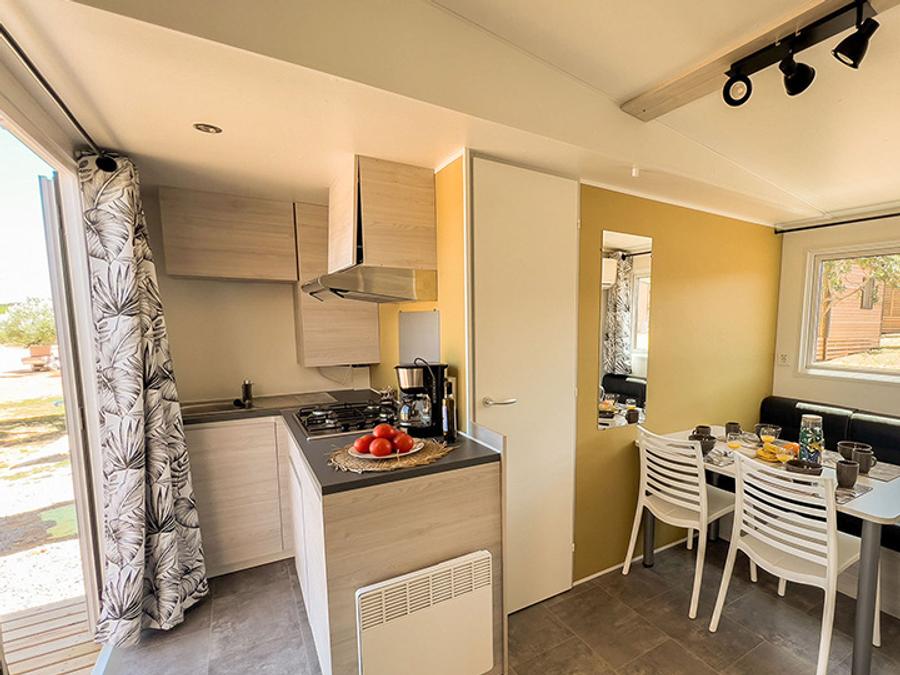 Mobilhome 4 personnes - CASITA NARANJA - 26m²- 2 chambres 3