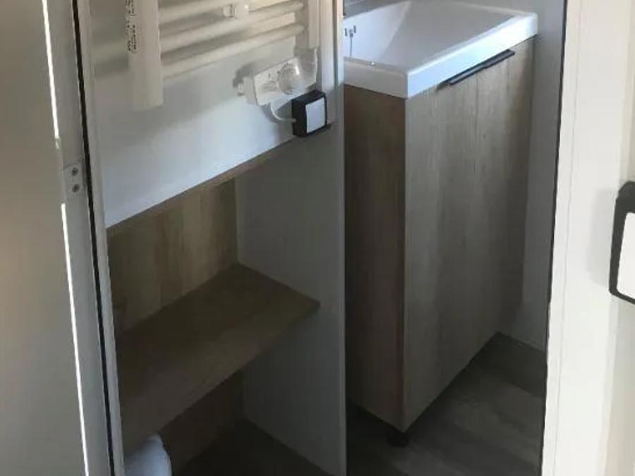 Mobilhome 6 personnes - Mobil-home Premium 32 m² 3 chambres + terrasse 21m² + TV + LV + clim + plancha 6 pers 5