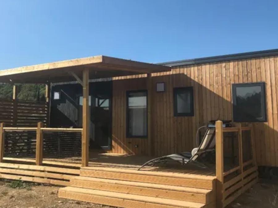 Mobilhome 6 personnes - Mobil-home Premium 32 m² 3 chambres + terrasse 21m² + TV + LV + clim + plancha 6 pers 0